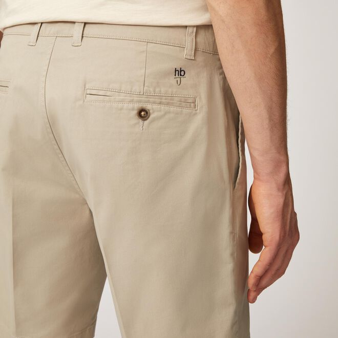 (image for) Short chino in cotone light twill F08251016-0948 Shop Online